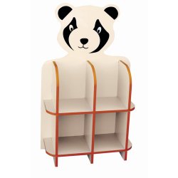 Panda Figürlü Kitaplık 