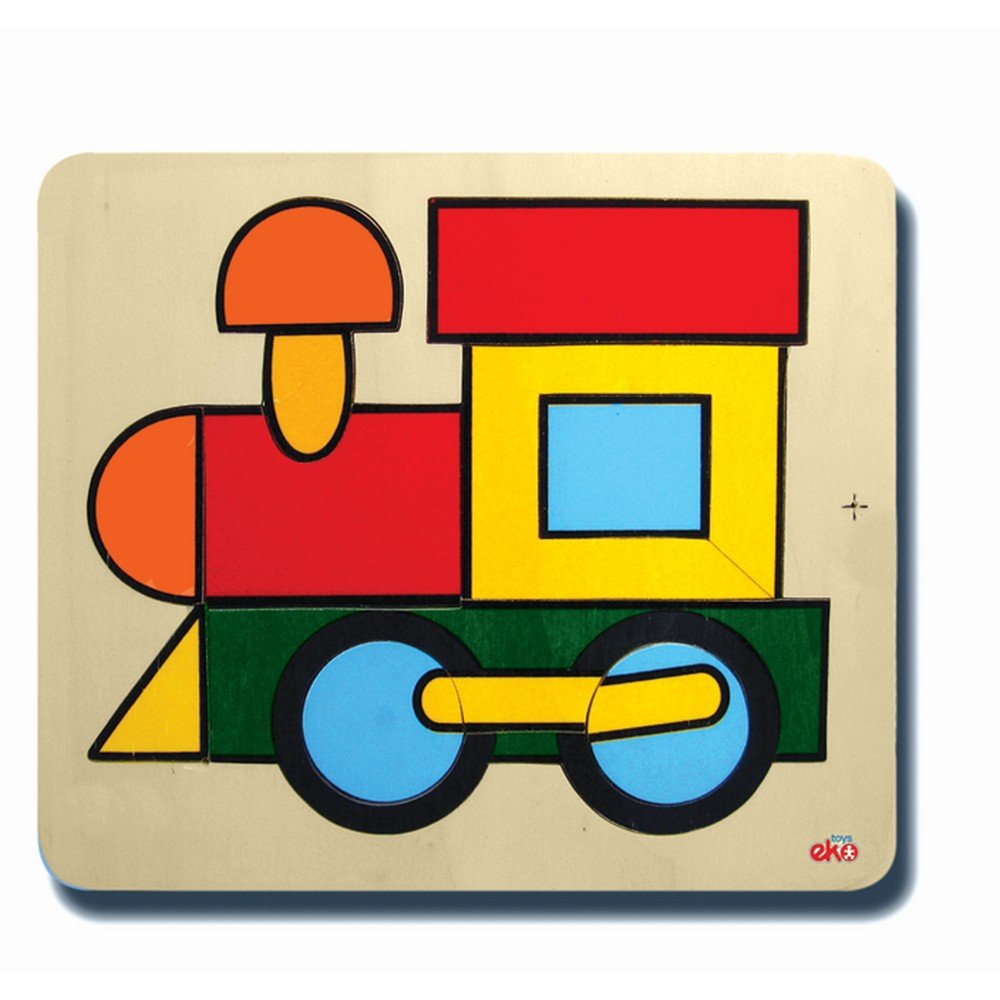 40055Tren (Renk ve geometrik şekil kavramı) 23x26cm